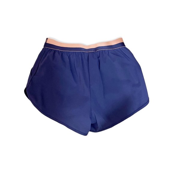 Iris & Ink Small Navy Layered Scuba Shorts Excellent Used Condition - Picture 4 of 9